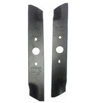 Set Of Greenworks 29712 10" Mower Blades G-max Twin Force 25302 Kobalt KM2040X. Fixed Price $50.99.