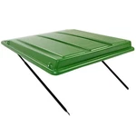 Green Sun Shade Canopy For John Deere Compact Utility With Rops. Fixed Price $232.00.
