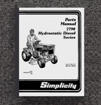 Hydrostatic Diesel Tractors Service Parts Manual Simplicity 7790 18.5 Hp 1087 -. Fixed Price $18.79.