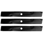 3 Pcs Black Tooth Mower Blade Deck For John Deere M115496 GY20569 Scotts. Fixed Price $36.10.