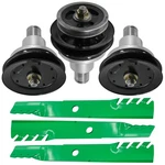 60" Deck Spindle W/ Blade Kit For Exmark TT20KCC TT23KAC TT23KCC Turf Tracer. Fixed Price $175.00.