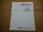 1962 Gilson Pacer Lawn Tractor Riding Mower Parts Catalog List Manual 40-100-01. Fixed Price $25.00.