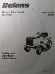 Bolens ST120 ST160 3016G Lawn Tractor Mower Deck 30042S 30042R Owner Manual. Fixed Price $41.64.