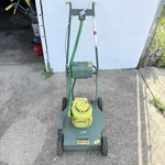 Vintage Bunton C18-35THX Lawn Mower Tecumseh Engine 12 Gauge Steel Deck. Fixed Price $799.99.