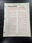 Snapper CV212H CV212PH Lawn Mower Operator Illustrated Parts Manual. Fixed Price $19.95.