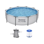 Bestway Steel Pro Max 10' 30" Above Ground Pool, Metal Frame Outdoor .... Fixed Price $199.84.