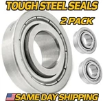 (2 Pk) Oem Upgrade Front Wheel For Walker 5037, 5037-1, 5/8" Id Bearings. Fixed Price $12.99.