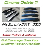 Custom Black Door Handle Covers 2016 - 2020 Fits Kia Sorento Pick Middle Color. Fixed Price $115.00.