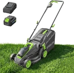 13-INCH Cordless Electric Lawn Mower, 21V Brushless Battery Push With 4.0A. Fixed Price $279.99.