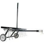 Agri-fab 40 In. Tow-behind Lawn De-thatcher 45-0294 Alloy Steel Black. Fixed Price $127.10.