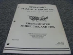 Grasshopper 718K 720K 725K Riding Mower Parts Catalog & Operator Manual 172188. Fixed Price $94.18.