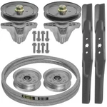 Spindle With Blade Pulley & Belt For Troy-bilt 113A277BS066 13A877BS066 Pony 42". Fixed Price $91.00.