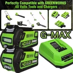 8.0AH 40V Lithium-ion Battery Charger For Greenworks Lawn Mower Leaf Blower. Fixed Price $80.99.