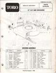 Toro Lawn Mower Model 16585 Serial 8000001 And Up Parts Catalog 1988 Schematics. Fixed Price $9.99.