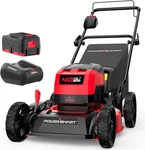 17IN Electric Lawn Mower 40V Cordless With 4.0AH Battery & Charge, Quiet,. Fixed Price $391.99.