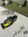 Ryobi 13 In. 18-VOLT Lithium-ion Cordless Battery Walk Behind Push Lawn Mower. Fixed Price $95.00.