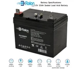 Raion Power 12V 35AH Lawn Mower Battery For Toro Z222. Fixed Price $74.99.