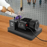 500W Black Rectangular Electric Corded Lawn Mower Blade Sharpener With Sandpaper. Fixed Price $190.63.