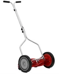 304-14 14-INCH 5-BLADE Push Reel Lawn Mower, Red. Fixed Price $94.99.