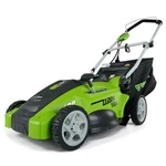Greenworks 16" Corded Electric 10 Amp Walk-behind Push Lawn Mower 25142. Fixed Price $139.00.