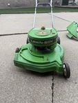 Vintage Rare Model 7260G 21" Lawn-boy 2-CYCLE Mower Usa Runs Great Complete 1977. Fixed Price $525.00.