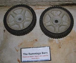 8" Front Wheel Set Of ----- Huskee 21" Tractor Supply Push Lawn Mower. Fixed Price $12.95.