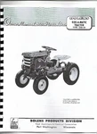 Bolens 230-01 Lawn & Garden Ride-a-matic Tractor Owners Operators Parts Manual. Fixed Price $26.99.