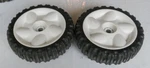 Pair Of Used 7" Wheels Part #117-5996 From Toro Electric Mower Model #20360. Fixed Price $14.50.