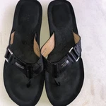 Coach Black Sandals. Many Miles Of Walking Left These Shoes 8.5. Fixed Price $49.00.