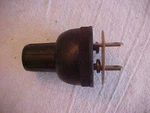 2 Eagle Vintage New Old Stock / Nos Art Deco Black Rubber Electric Lamp Plugs. Fixed Price $13.99.