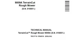 John Deere 9009A Terraincut Rough Mower TM137719 Technical Manual Pdf Usb. Fixed Price $49.99.