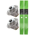 Deck Spindles & Mower Blades Kit For Gravely 2350 1840 1434 1534 Hvz Mini-zt. Fixed Price $87.95.