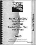 David Bradley 917 57552 Garden Tractor Operators Parts Manual Walk Behind Plow. Fixed Price $26.99.