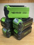 5X Greenworks 40V Lithium Batteries 2AH 3AH 4AH 5AH 6AH W/ Chargers And Invertor. Fixed Price $249.99.