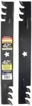 Mower Mulching Blade Set For 42" Deck Craftsman LT1000 LT2000 Dyt 4000 YS4500. Fixed Price $69.92.