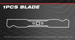 Blade For Yard Machine 11A-B1BE729 12A-A1BA729 11A-B0S5700 Lawn Mower 140CC. Fixed Price $31.95.