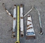 Sears Suburban Lawn Tractor 3 Point Hitch Lower Arms + Parts ST16 SS16 ST18. Fixed Price $130.00.