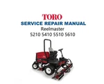 Toro Reelmaster 5210 5410 5510 5610 Mower Service Repair Manual Usb & Link. Fixed Price $14.99.