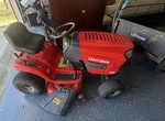 Craftsman Riding Lawn Mower With Pull Behind Trailer Used, Excellent Condition. Fixed Price $1650.00.