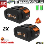2X 20V Max Lithium WA3578 Power Tool 4.0AH Battery WA3520 WA3575 WA3525 For Worx. Fixed Price $29.98.