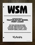Tractor Workshop Technical Repair Manual Mower Deck Kubota BX1860 BX2360 BX2660. Fixed Price $39.00.