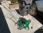 Vintage 1977 Kmart Model KM-1000 3HP Briggs & Stratton Runs. Fixed Price $419.95.