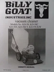 Billy Goat Walk-behind Lawn Garden Vacuum Owner & Parts Manual Kd 50C 50T. Fixed Price $42.46.