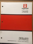 Ingersoll Parts Catalog B98B B98-3 Hydraulic Blower Manual Case. Fixed Price $10.98.