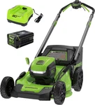 Greenworks 80-VOLT 21-INCH Self-propelled Lawn Mower With 4.0AH Battery And.... Fixed Price $479.00.