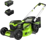 Greenworks Pro 21 In. 60V Cordless Lawn Mower W/ 5.0 Ah Battery & Rapid Charger. Fixed Price $199.99.