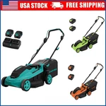 Electric Mower,cordless 2-IN-1 Brushless Walk-behind Push Mowers. Fixed Price $158.93.