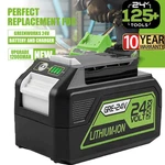 24V 12.0AH Batteries Replacement For Greenworks Battery Model 29842 29852. Fixed Price $45.00.