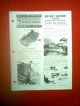 Wheel Horse Tractor 5-0621 & 5-0721 Mower Deck Attachment Owner / Parts Manual. Fixed Price $6.00.