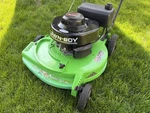 Vintage Model 10600 Commercial 2-CYCLE Push Mower. Fixed Price $850.00.